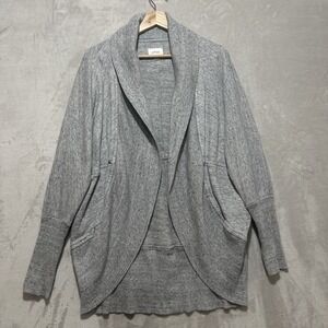 Aritzia Wilfred Diderot Open Front Women's M Gray Cocoon Cardigan Sweater